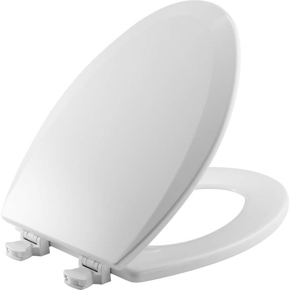 Bemis 1500EC 390 Lift-Off Wood Elongated Toilet Seat Cotton White